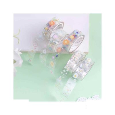 چسب نواری فانتزی واشی شیشه ای کد446