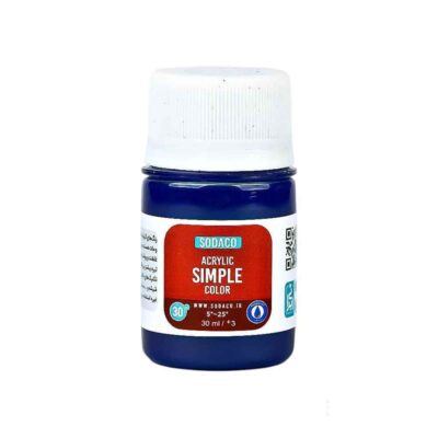 اکریلیک ساده30میل سوداکو سرمه ای کد00322