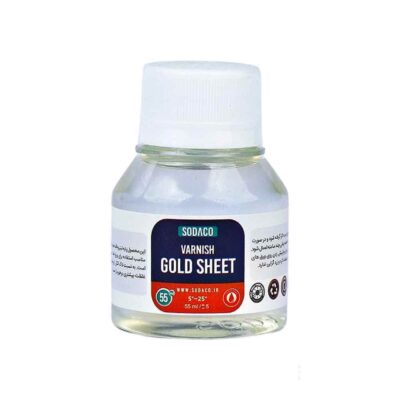 وارنیش55میل ورق طلا سوداکو کد02606