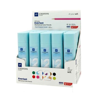 مدادرنگی12رنگ قوطی پلاستیکی(اتودی)سیکلاس سریEverlastکدCP26-12