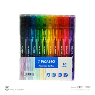 روان نویس1/0ژل بسته10رنگ پیکاسو کدGP-112
