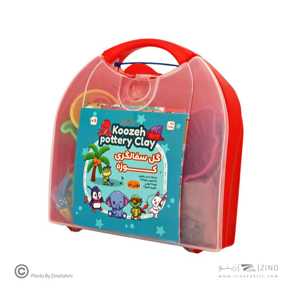 گل سفال کوزه کیفی پلاستیکی با ابزار