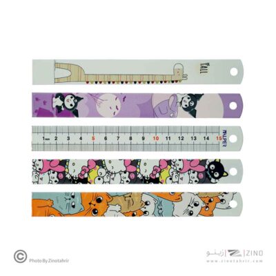 خط کش 15سانت فانتزی فلزی آلپر