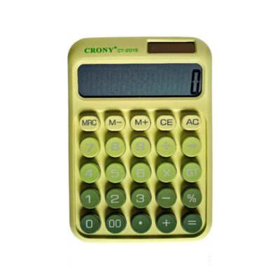 ماشین حساب رومیزی2صفر(رنگی)کرونی کدCT-2015
