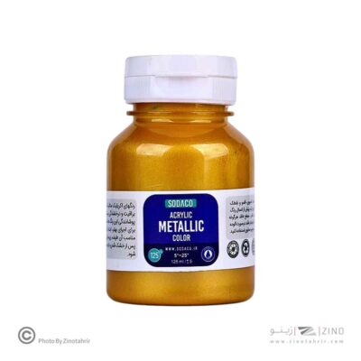 اکریلیک متالیک125میل سوداکو طلایی سیر کد02290
