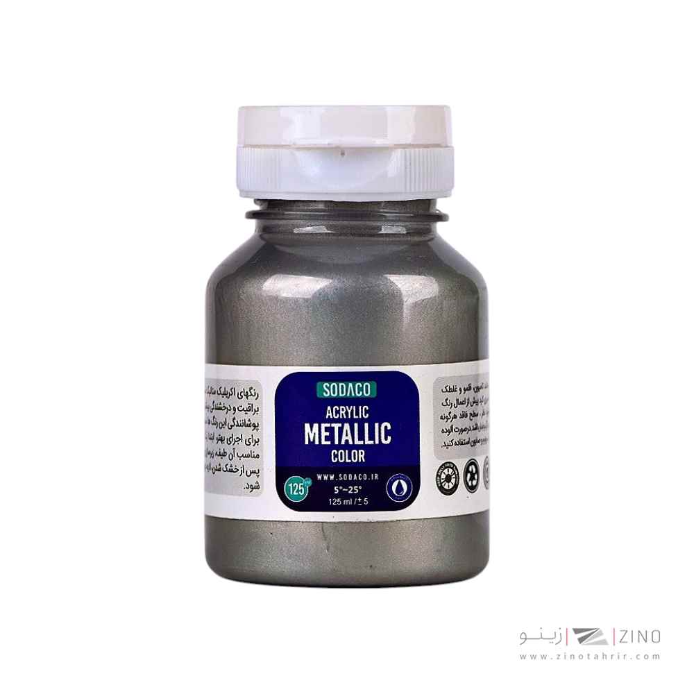 اکریلیک متالیک125میل سوداکو نقره ای کد02295