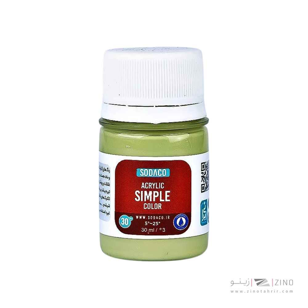 اکریلیک ساده30میل سوداکو سدری روشن کد00357