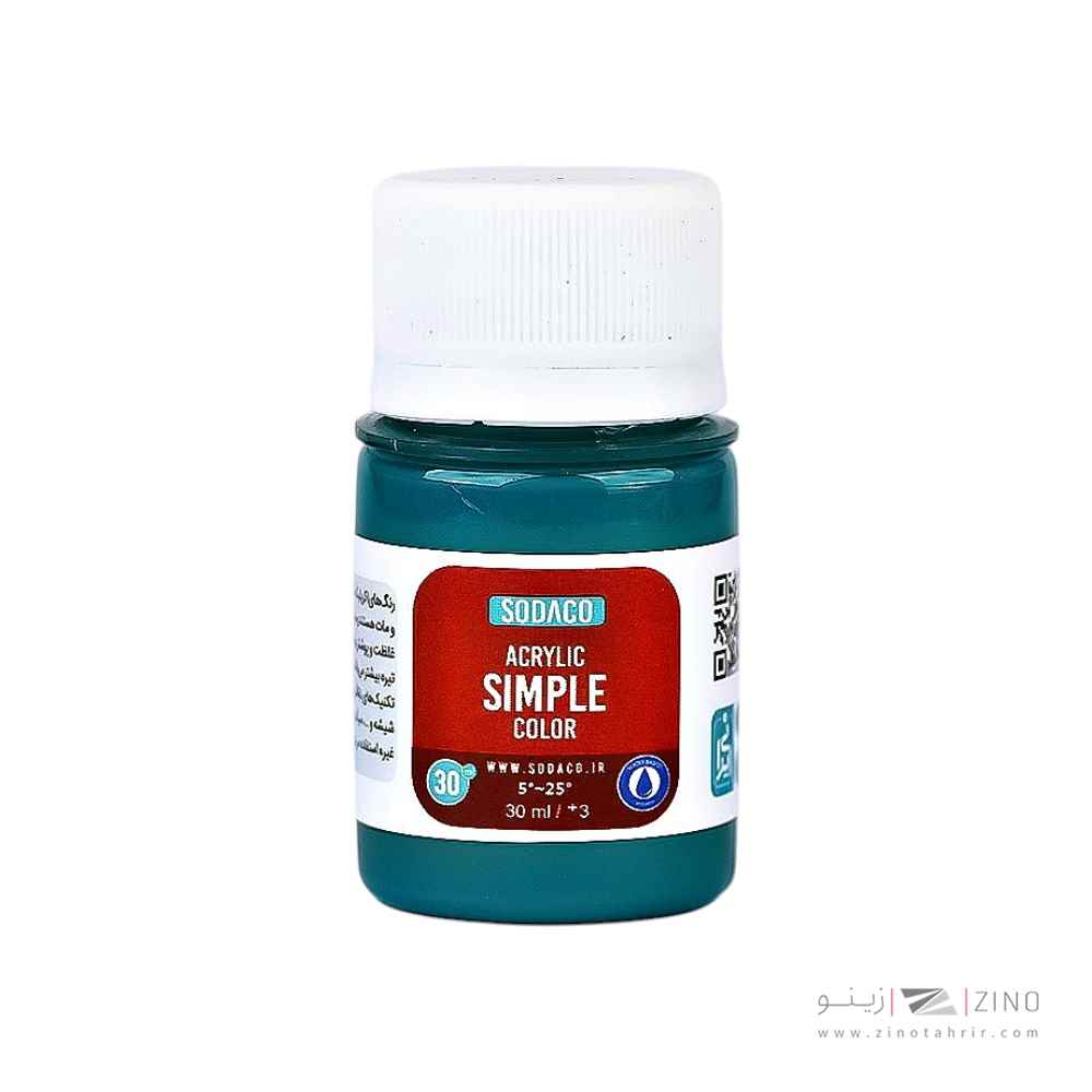 اکریلیک ساده30میل سوداکو فیروزه ای مسجدی کد00390