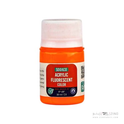 اکریلیک فلورسنت 30میل سوداکو نارنجی کد00704
