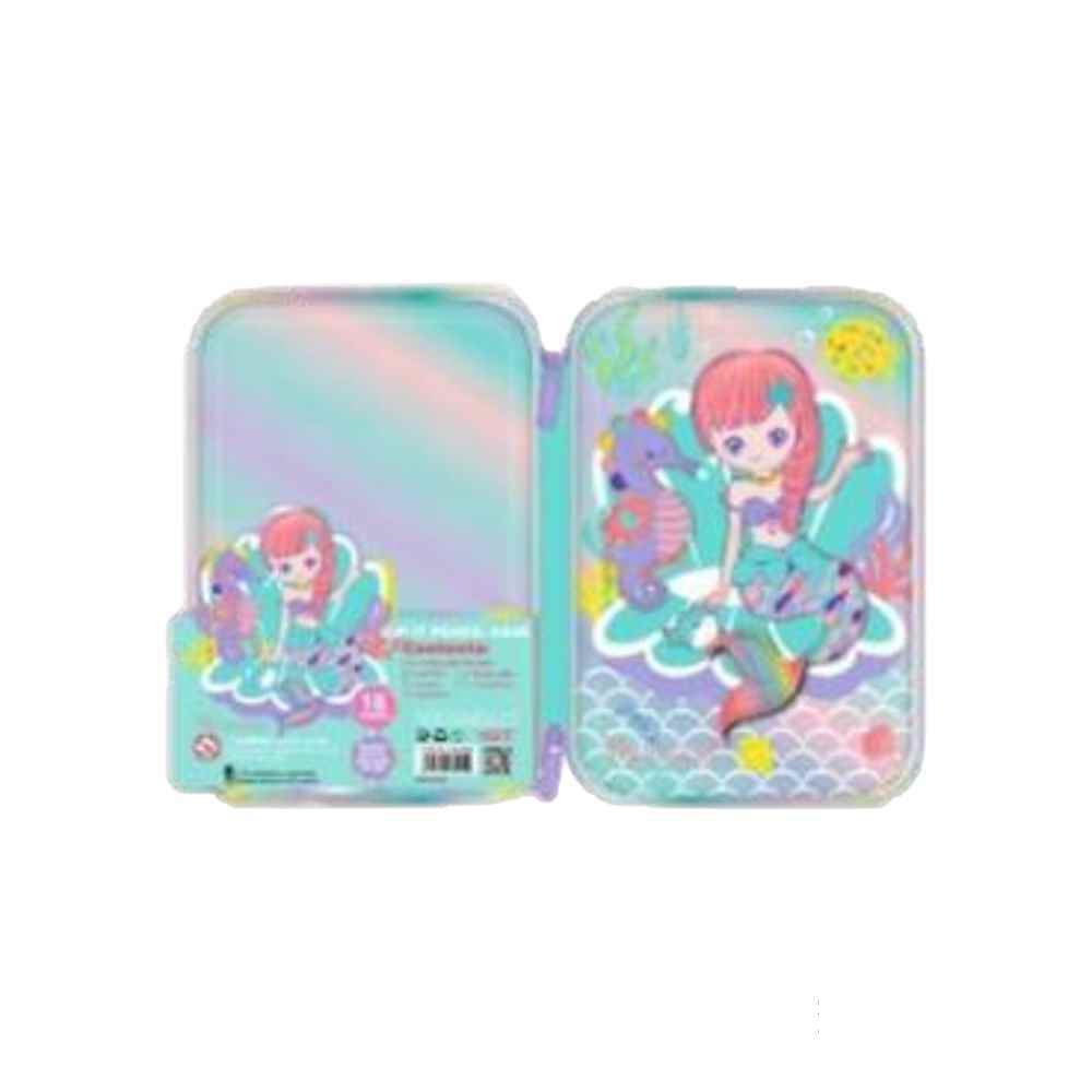 جامدادی تک زیپ هارد باکس وست پری دریایی کدU2109A-5