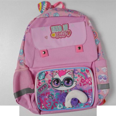 کوله پشتی سایز42*30 وست گربه عینکی کد2065-6