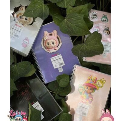 دفتر50برگ وزیری سیمی مجلد طرح لبوبو الند کدIBB-VZ-50