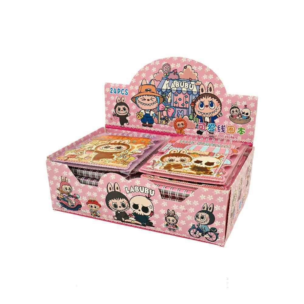 دفتریادداشت فانتزی(طرح لبوبو) همراه با استیکر کد001 یاکدXAC-003