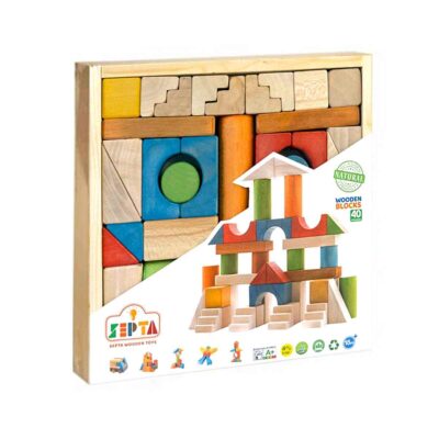 بریکس 40 عددی جعبه چوبی (6)