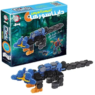 کلیک دایناسور تریسراتوپس (آبی)