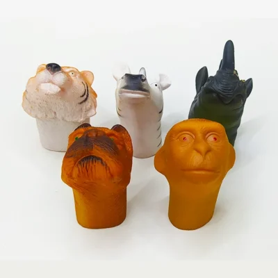 عروسک انگشتی حیوانات گلدونه (24)