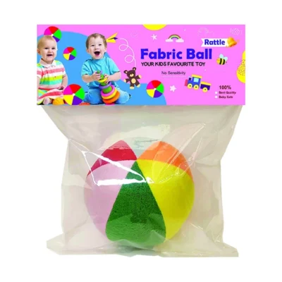 توپ جغجغه ای رنگی بزرگ