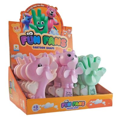 پنکه دستی پکیج شماره دو میکس دست و خرس و تک شاخ