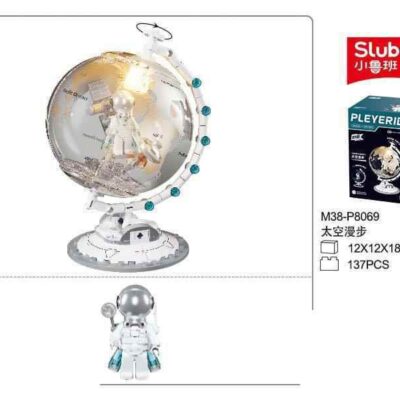 لگو طرح کره زمین چراغ دار کد006