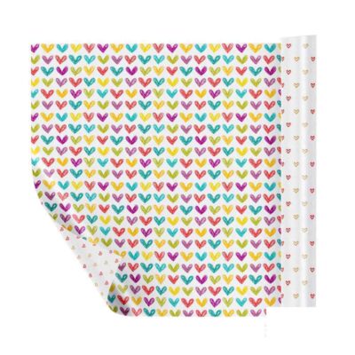 کاغذ کادو دورو ایمان طرح قلب یووی4کد0356