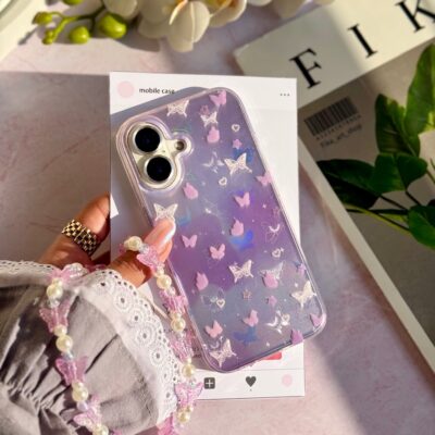 قاب Holo butterfly با آویز (کدC2142)