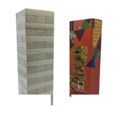 برج هیجان جنگا (چوب طبیعی) جعبه قرمز هازبرو
