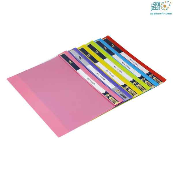 پوشه پلاستیکی یک رو شفاف پرگه (30 عدد)