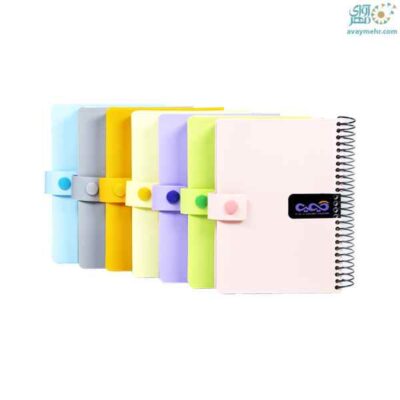 دفتر یادداشت 140 برگ طلقی دکمه دار 1116 کیمیا (یک جلد)