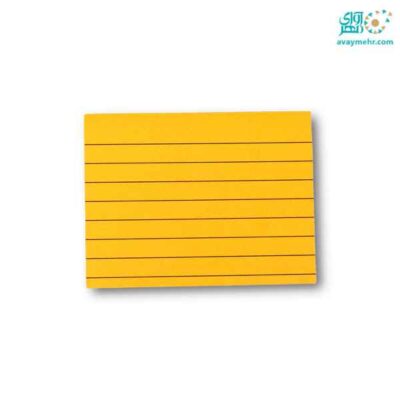 استیک نوت رنگی خط دار100 برگ 100*75 پیدکس P340 (12 عدد)
