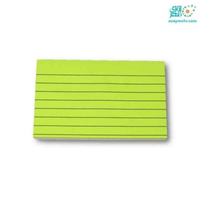استیک نوت رنگی خط دار100 برگ 125*75 پیدکس P350 (12 عدد)
