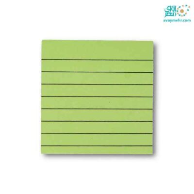 استیک نوت رنگی خط دار100 برگ 75*75 پیدکس P330 (12 عدد)