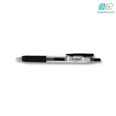 روان نویس مشکی 0.7 فشاری گریپ دار AR523 ارس (10 عدد)