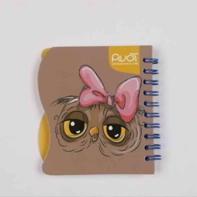 دفتر یادداشت فنر دوبل 9*10 فانتزی 6901 آوات (48جلدی)