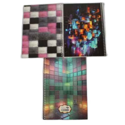 دفتر شطرنجی 50 برگ نیم سانت طرفه (تک جلدی)