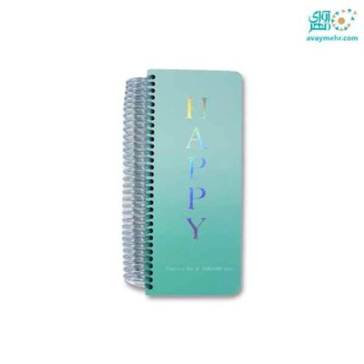 دفتر لیست انجام کار فنری 120 برگ 8*200 هپی HP112 لانگو (6جلد)