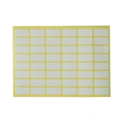 برچسب دورسفید خارجی کد1 سایز2.1*1