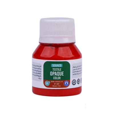 رنگ پارچه30میل سوداکو قرمز سیر اوپک کد00806