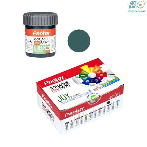 گواش نانو سبز 607 پنتر (6 عدد)