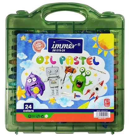 پاستل 24 رنگ طلقی کیف دار 619/24 ایمر