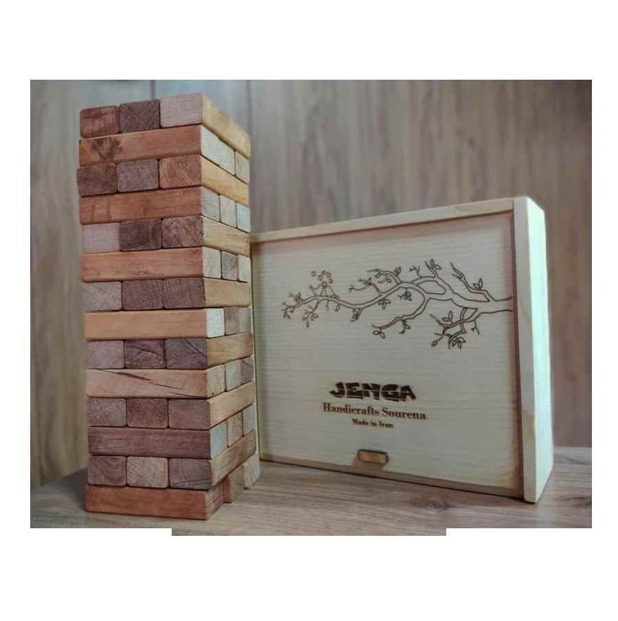 جنگا جعبه قرمز 54 قطعه شماره دار