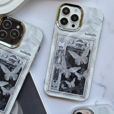 قاب Black and White butterfly (کدC1776)