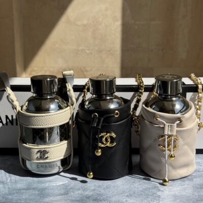 بطری آب استیل شنل سری Thermos Cup با بند/کیف دوشی (کدa0271)