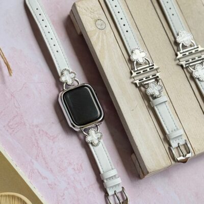 بند اپل واچ چرمی الحمرا Arpels (کدw5061)